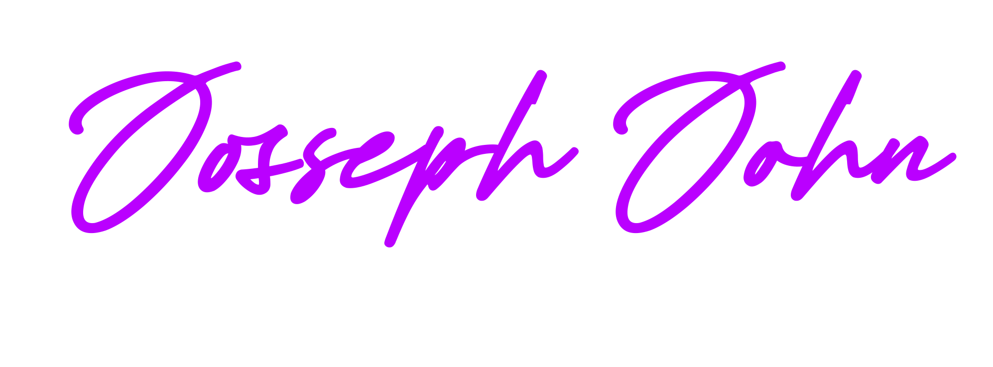 Josseph John signature